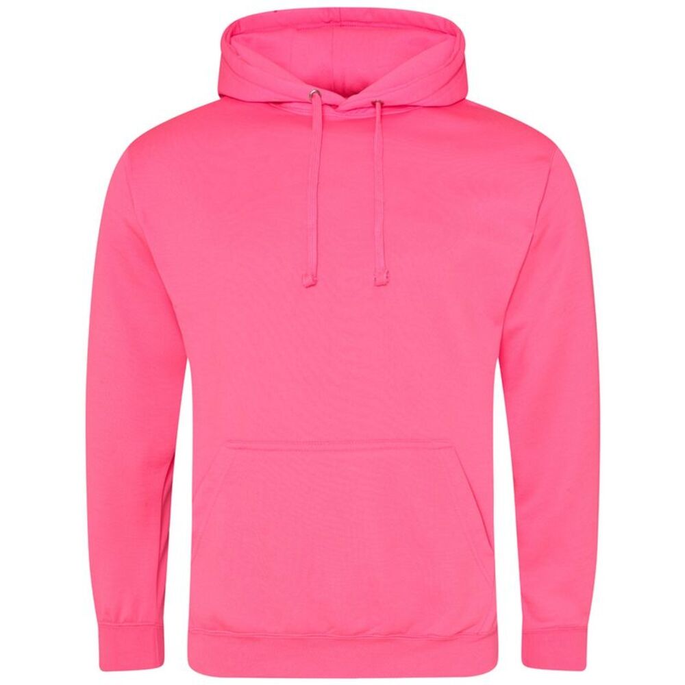 Awdis Mens Electric Hoodie / Electric Pink